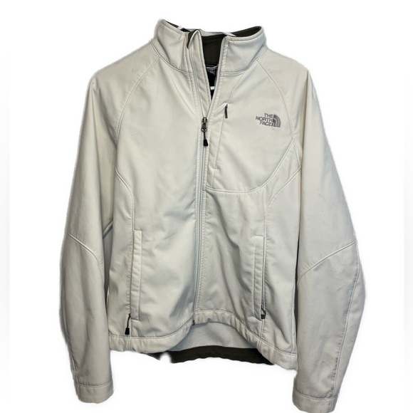 The North Face Apex Wind Resistant Jacket Off White Sz S - Picture 1 of 16